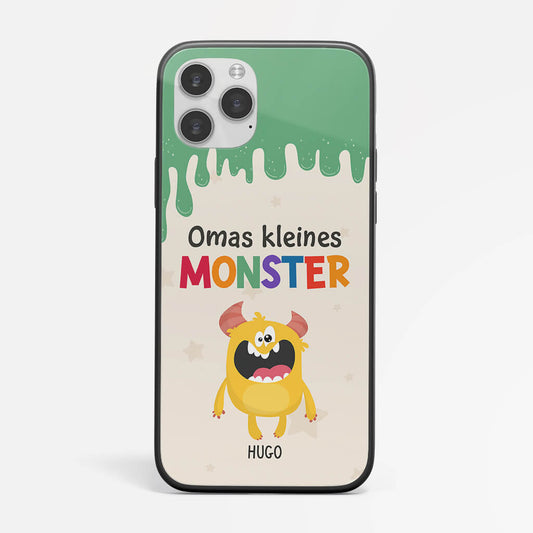 1193FGE2 Personalisierte Geschenke Handyhulle Mama Monster Kinder