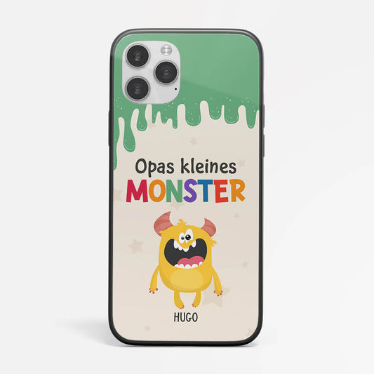 1193FGE2 Personalisierte Geschenke Handyhulle Papa Monster Kinder