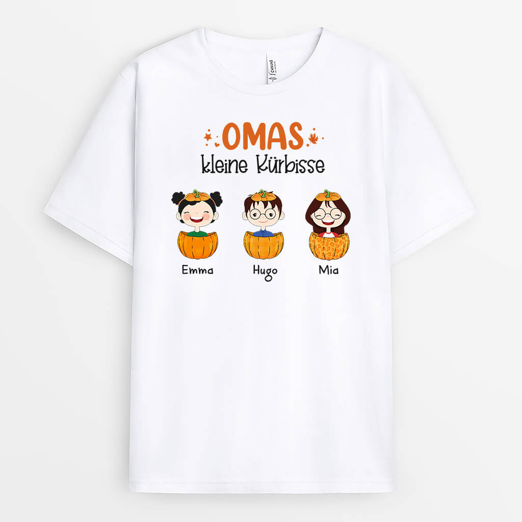 1213AGE1 Personalisierte Geschenke T shirt Oma Opa Kurbis