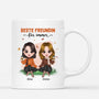 1214MGE1 Personalisierte Geschenke Tasse Beste Freundin Herbst