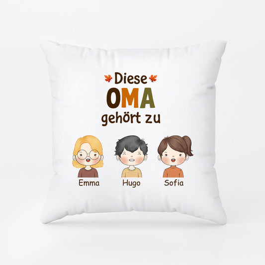 1215PGE2 Personalisierte Geschenke Kissen Mama Oma Herbst