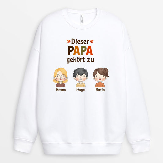 1215WGE1 Personalisierte Geschenke Pullover Papa Opa Herbst