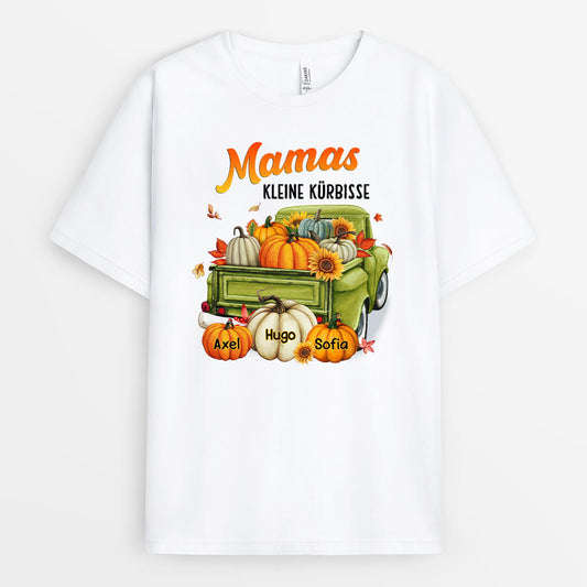 1222AGE1 Personalisierte Geschenke T shirt Kurbis Mama Oma