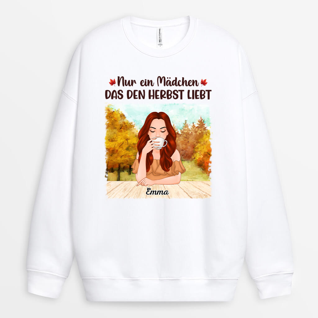 1225WGE1 Personalisierte Geschenke Pullover Madchen Frau Herbst