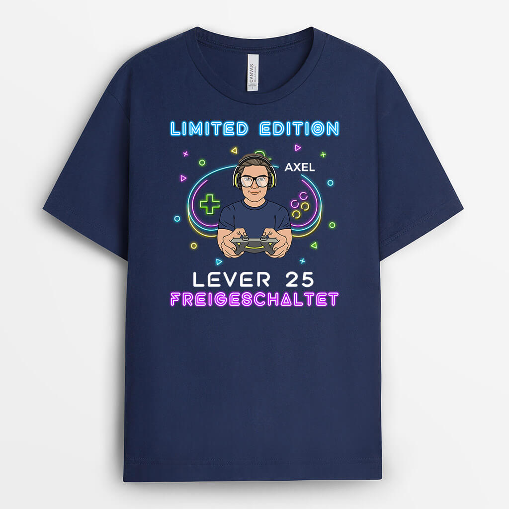 1241age2 personalisiertes stufe 18 freigeschaltet geburtstag t shirt