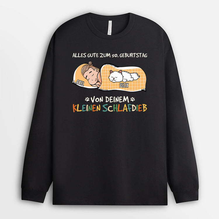 1246NGE1 personalisiertes alles gute zum tollen 50 geburtstag langarmshirt
