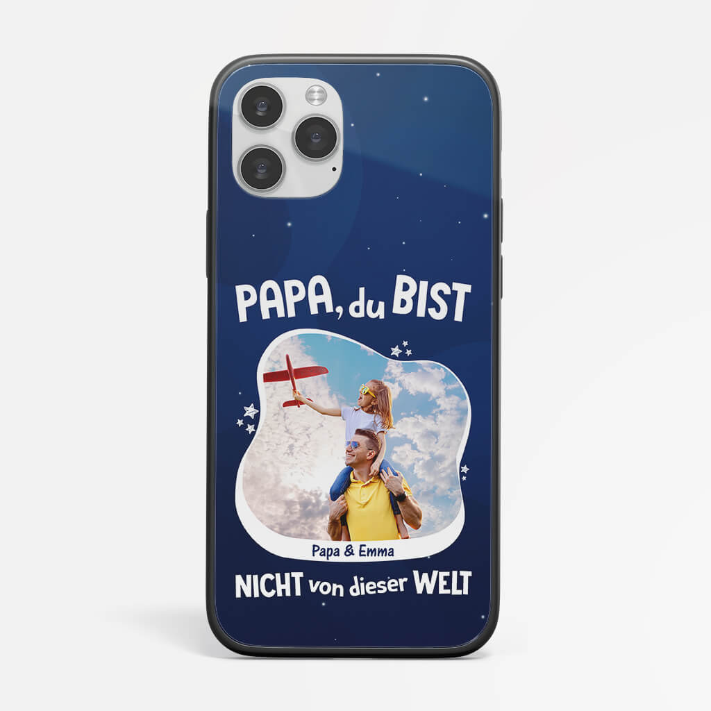 1254FGE1 personalisierte papa du bist vom anderen stern iphone 11 handyhulle