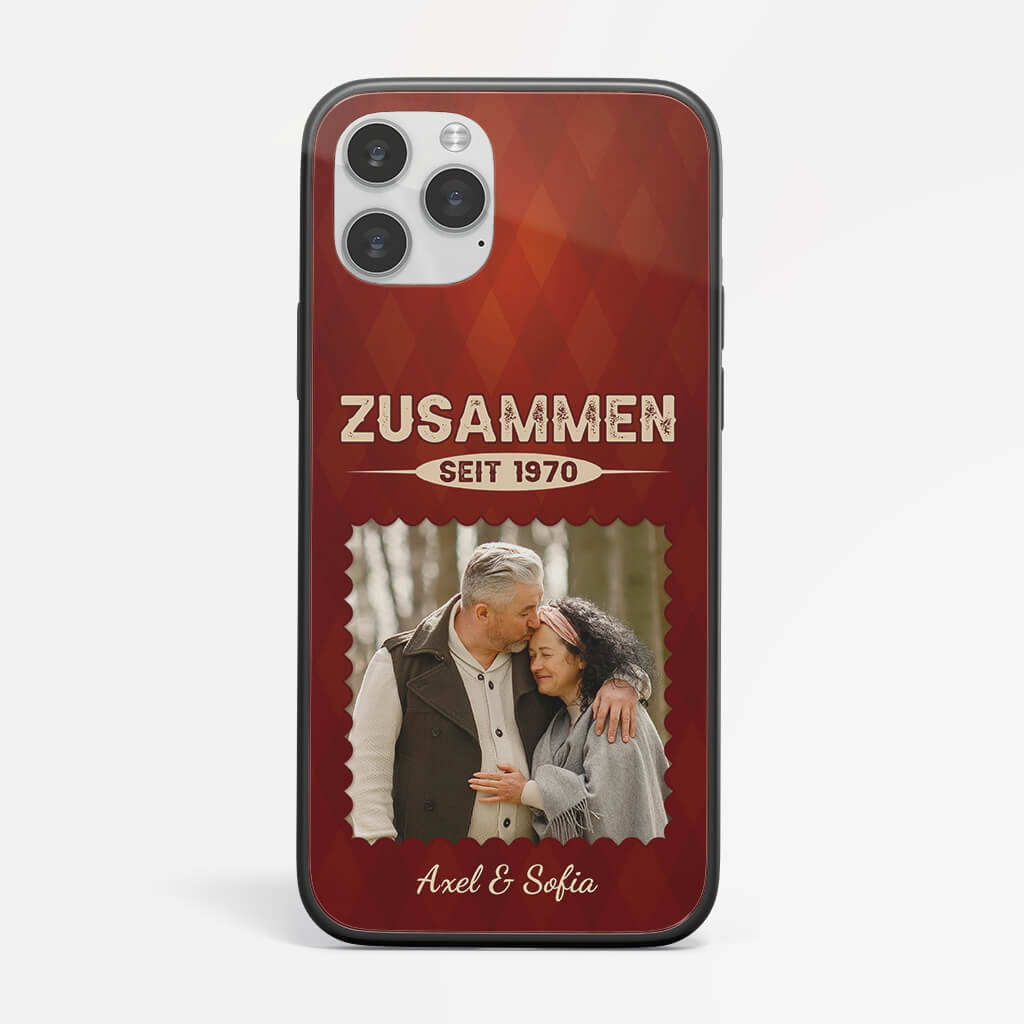 1274FGE2 personalisiertes zusammen seit 2020 rot iphone 12 handyhulle_8e1acc13 37f6 4321 b54f 522b08d9c592