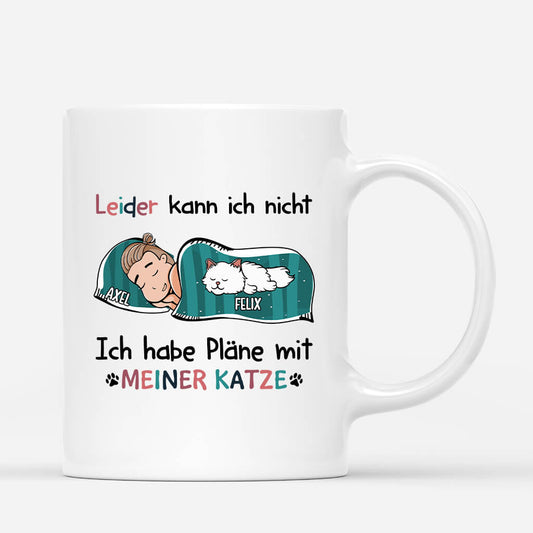 1287MGE1 personalisierte ich habe plane mit meiner sussen katze tasse