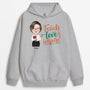 1291HGE2 personalisierter lehren liebe zu inspirieren hoodie