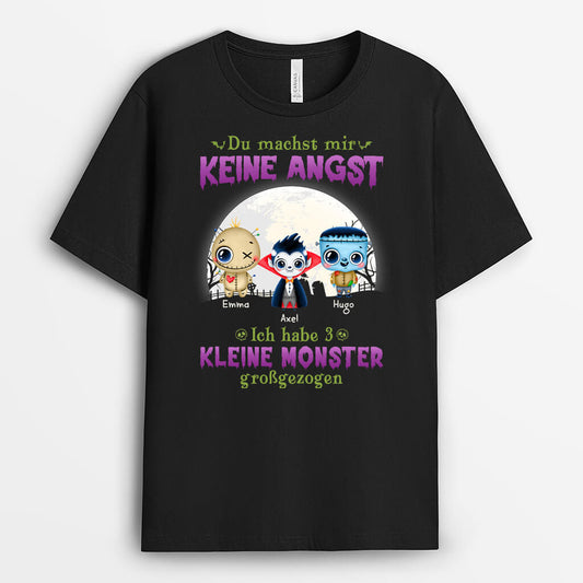 1320AGE1 personalisiertes du machst mir keine angst halloween t shirt