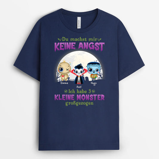 1320AGE2 personalisiertes du machst mir keine angst halloween t shirt