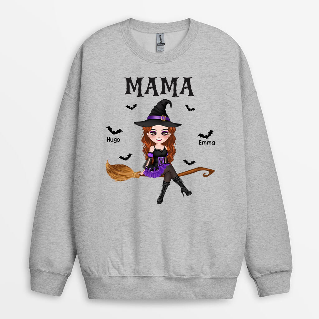 1323WGE2 personalisierter oma hexe halloween pullover