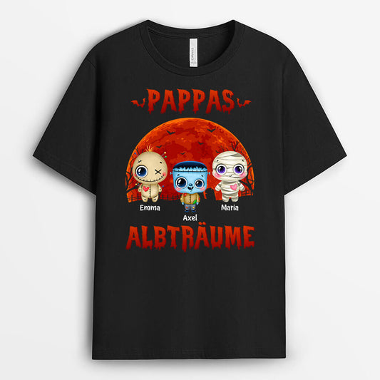 1340AGE1 personalisiertes opas albtraum halloween t shirt