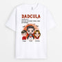 1341AGE2 personalisiertes papa dracula halloween t shirt