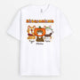 1349AGE2 personalisiertes katzenmama retro halloween t shirt