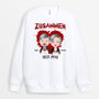 1350WGE2 personalisierter zusammen seit halloween pullover