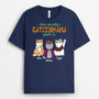 1352AGE1 personalisiertes dieser gruselige katzenpapa katzenmama gehort zu halloween t shirt