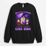 1357WGE1 personalisierter mein besen ist gebrochen jetzt bin ich eine oma halloween pullover