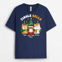 1364AGE2 personalisiertes jingle bell weihnachten t shirt