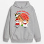 1372HGE2 personalisierter frohe weihnachten susse katzen hoodie