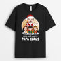 1382AGE1 personalisiertes nenn mich einfach papa klaus weihnachten t shirt