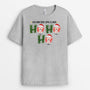 1383AGE2 personalisiertes ho ho ho weihnachten t shirt