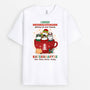 1424AGE1 personalisiertes bring mir katzenkaffee weihnachten t shirt