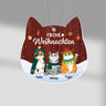 1425OGE1 personalisiertes schnurrige weihnachten ornament