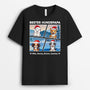 1426AGE2 personalisiertes beste hundemama hundepapa t shirt