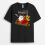 1431AGE1 personalisiertes schnurrige weihnachten mit schlitten t shirt