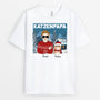 1437AGE1 personalisiertes cooler katzenpapa zu weihnachten t shirt