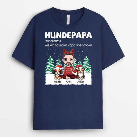 1450AGE1 personalisiertes hundepapa mit tannenbaum t shirt_89af52ff b2e2 47b7 9586 7431e8d42ce3
