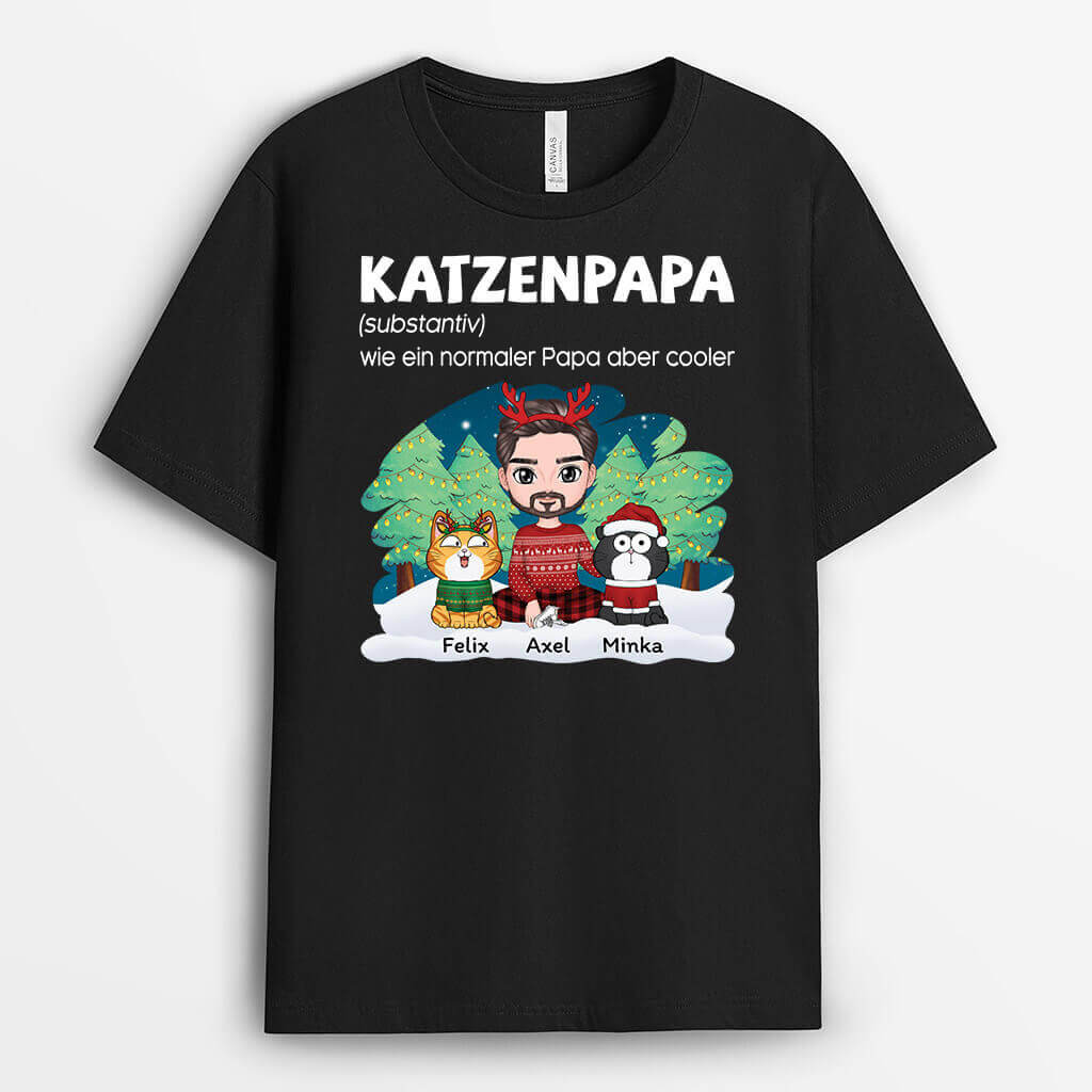 1450AGE2 personalisiertes katzenpapa mit tannenbaum t shirt_04d3c5e4 bcc5 4222 ac45 a447914a5f21
