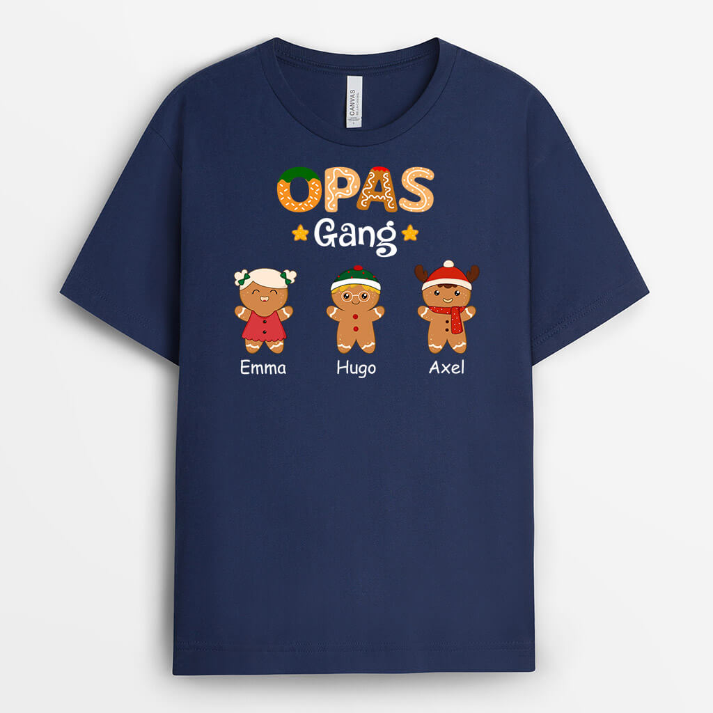 1460AGE2 personalisiertes papas bande aus keksen t shirt