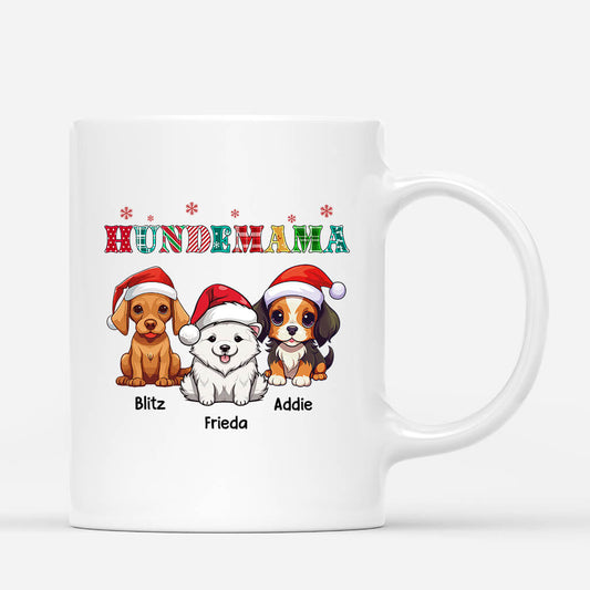 1468MGE1 personalisierte hundemama hundepapa mit sussen hunden tasse