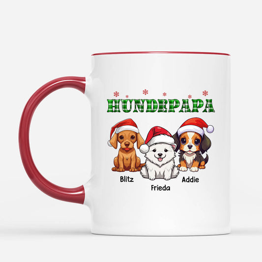 1468MGE2 personalisierte hundemama hundepapa mit sussen hunden tasse