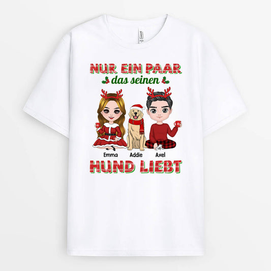 1471AGE1 personalisiertes nur ein paar das seine hunde liebt zu weihnachten t shirt_aeff9f7f 9efe 42c8 8f8f c3e5ba6d338e