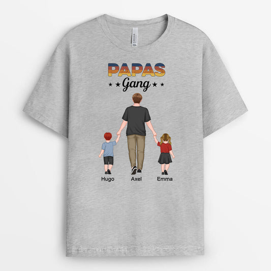 1506AGE1 personalisiertes papas bande t shirt