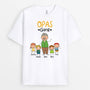 1526AGE2 personalisiertes opas bande t shirt