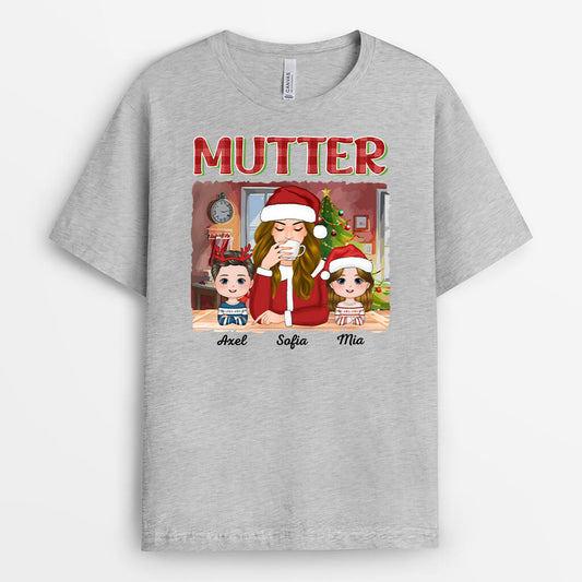 1545AGE2 personalisiertes oma zu weihnachten t shirt