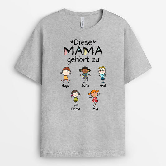 1555AGE2 personalisiertes diese mama oma gehort zu t shirt