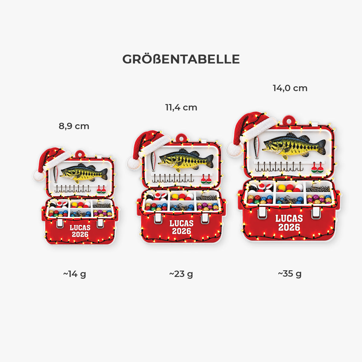 16005ON ProAcrylicOrnament CouGE RnDNone IdeNgoc NicFishing