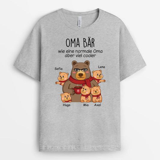 1612AGE2 personalisiertes oma bar wie eine normale oma aber cooler t shirt