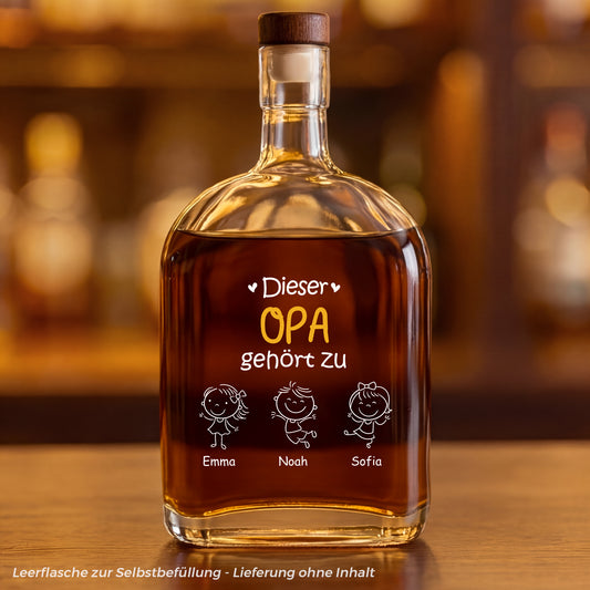 1617AGE1 dieser papa gehort zu personalisierte whiskyflasche papa opa mama oma 1617aitp8b