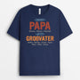 1627AGE1 personalisiertes zuerst papa jetzt opa t shirt
