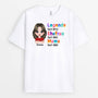 1645AGE1 personalisiertes die legende ehefrau mutter oma t shirt