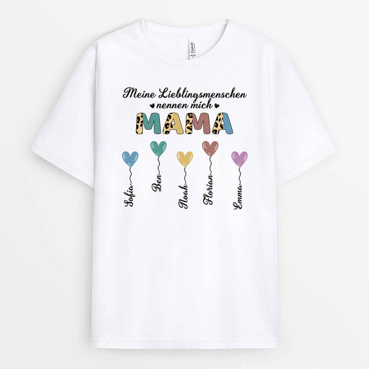 1669AGE1 personalisiertes meine lieblingsmenschen nennen mich t shirt