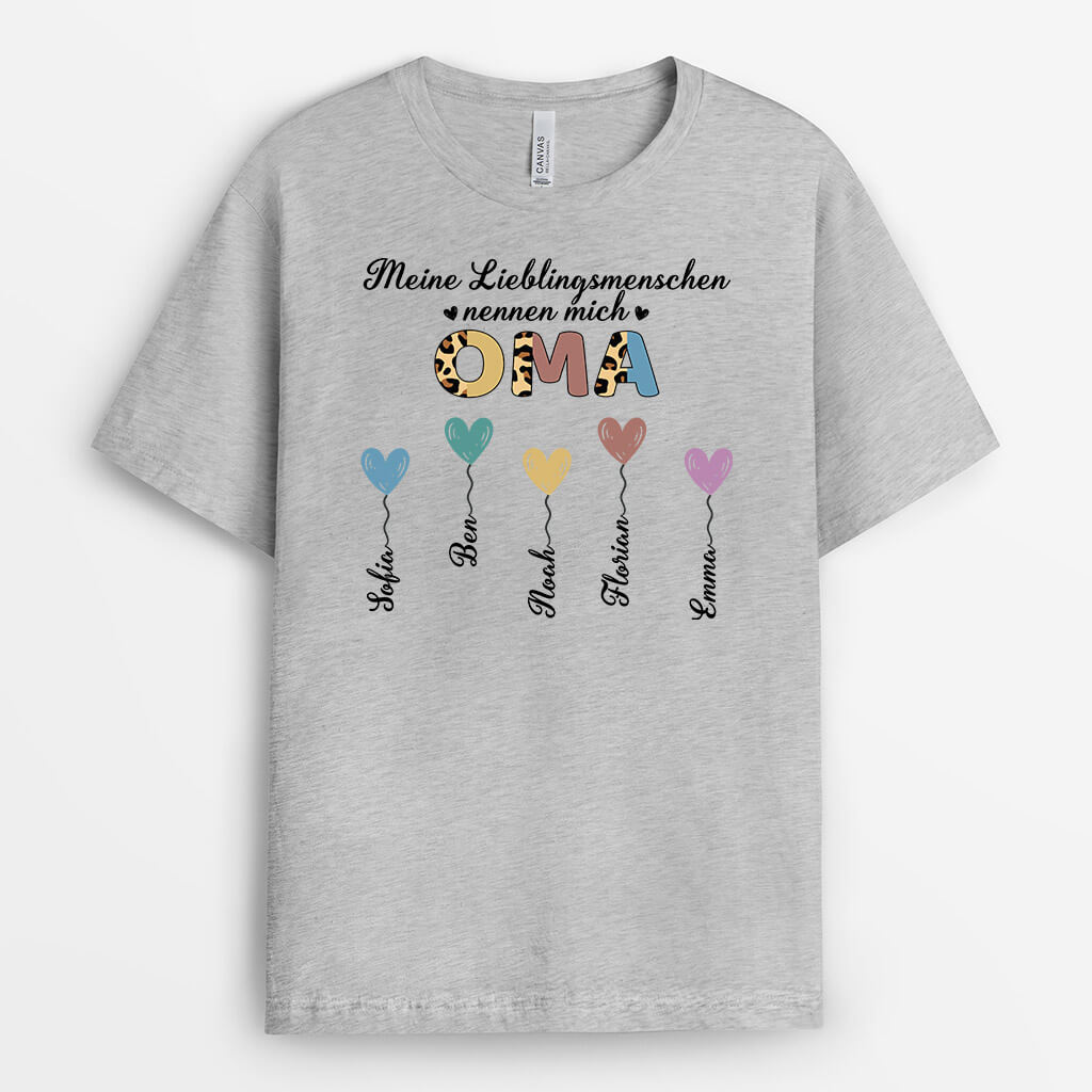 1669AGE2 personalisiertes meine lieblingsmenschen nennen mich t shirt