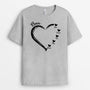 1686AGE1 personalisiertes oma mit herz t shirt